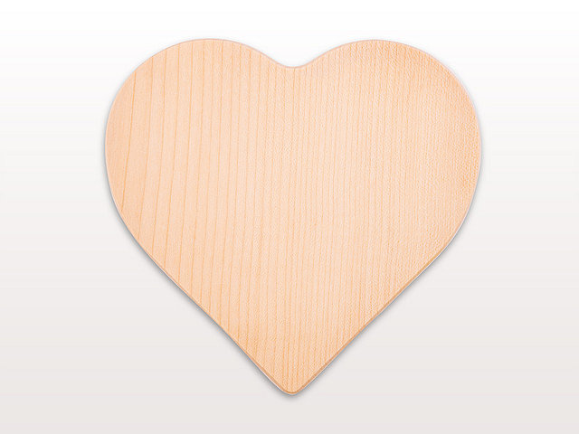 Schneidebrett in Herz-Form – Bild 4
