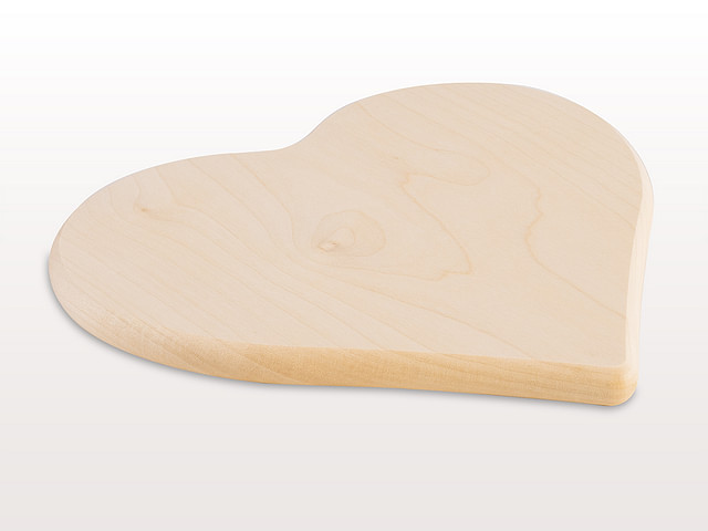 Schneidebrett in Herz-Form – Bild 3