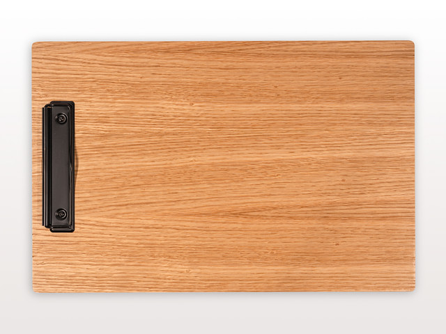 Holz Klemmbrett, Eichen hell – Bild 3